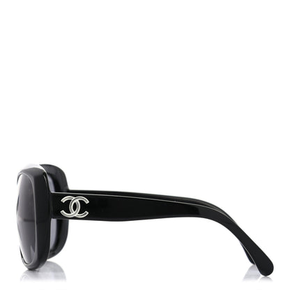 Chanel Acetate CC Sunglasses 5183 Black 3 of 7