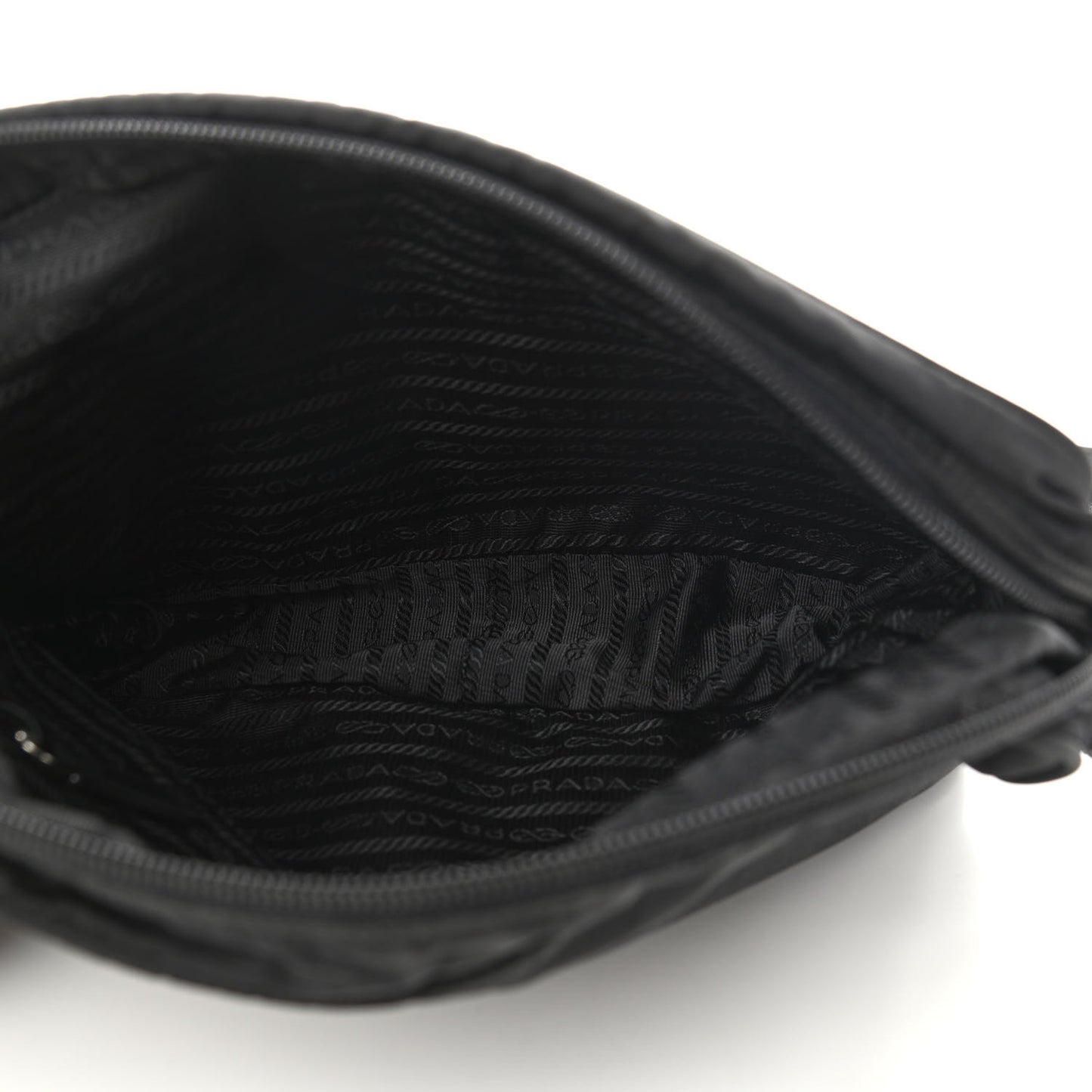 Nylon Tessuto Vela Crossbody Bag Black
