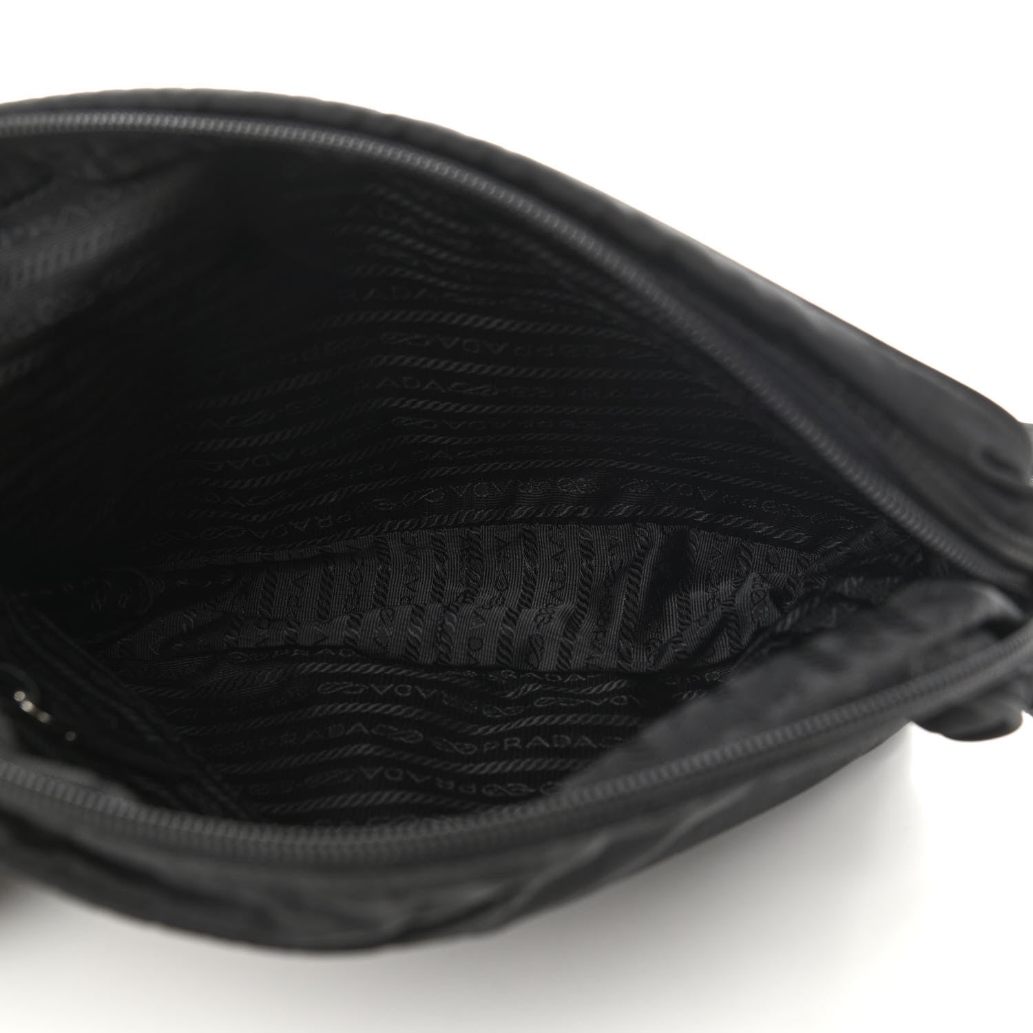Prada Nylon Tessuto Vela Crossbody Bag Black 4 of 13