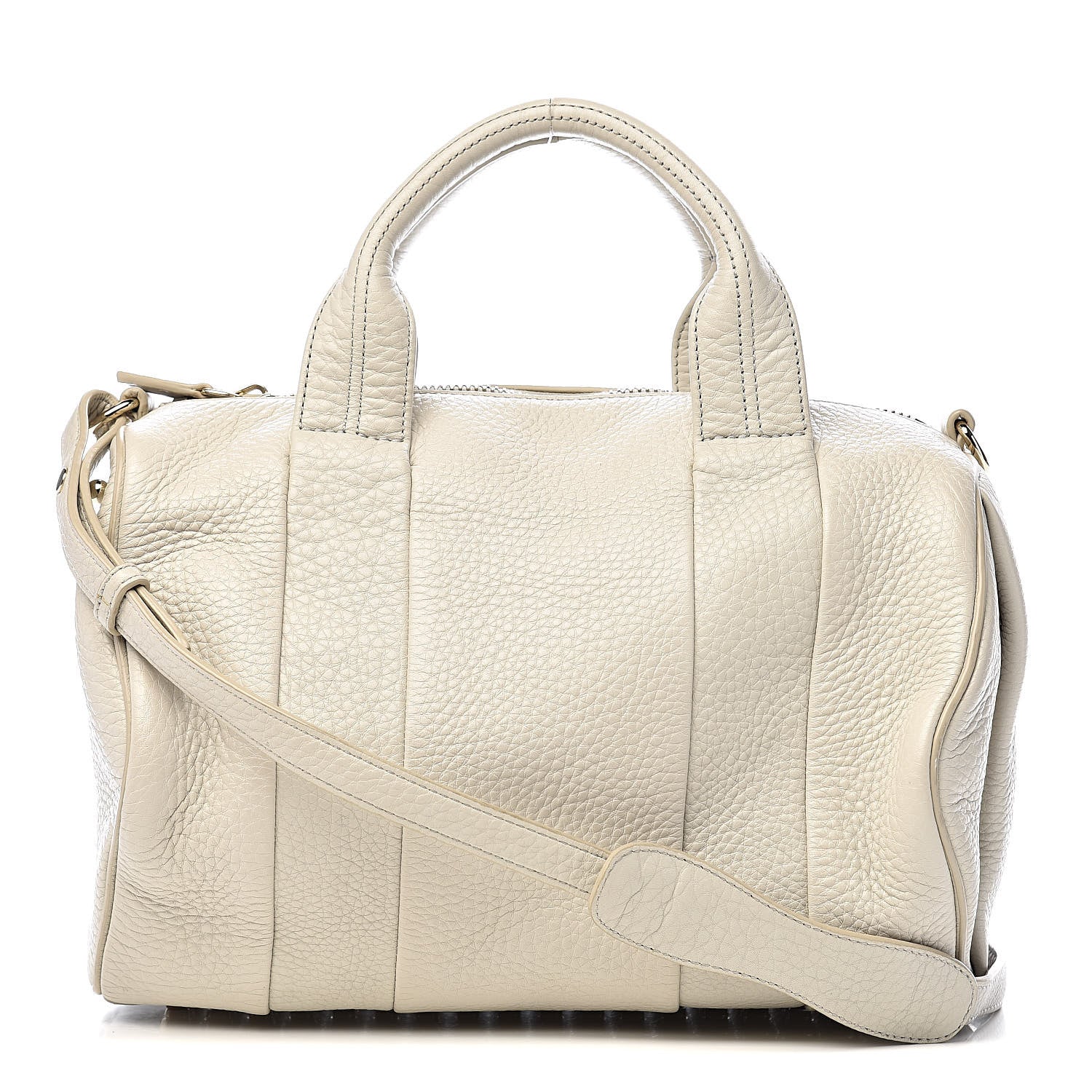 Alexander Wang Pebbled Lambskin Rocco White Gold Hardware 1 of 11