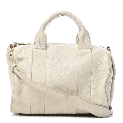 Alexander Wang Pebbled Lambskin Rocco White Gold Hardware 1 of 11