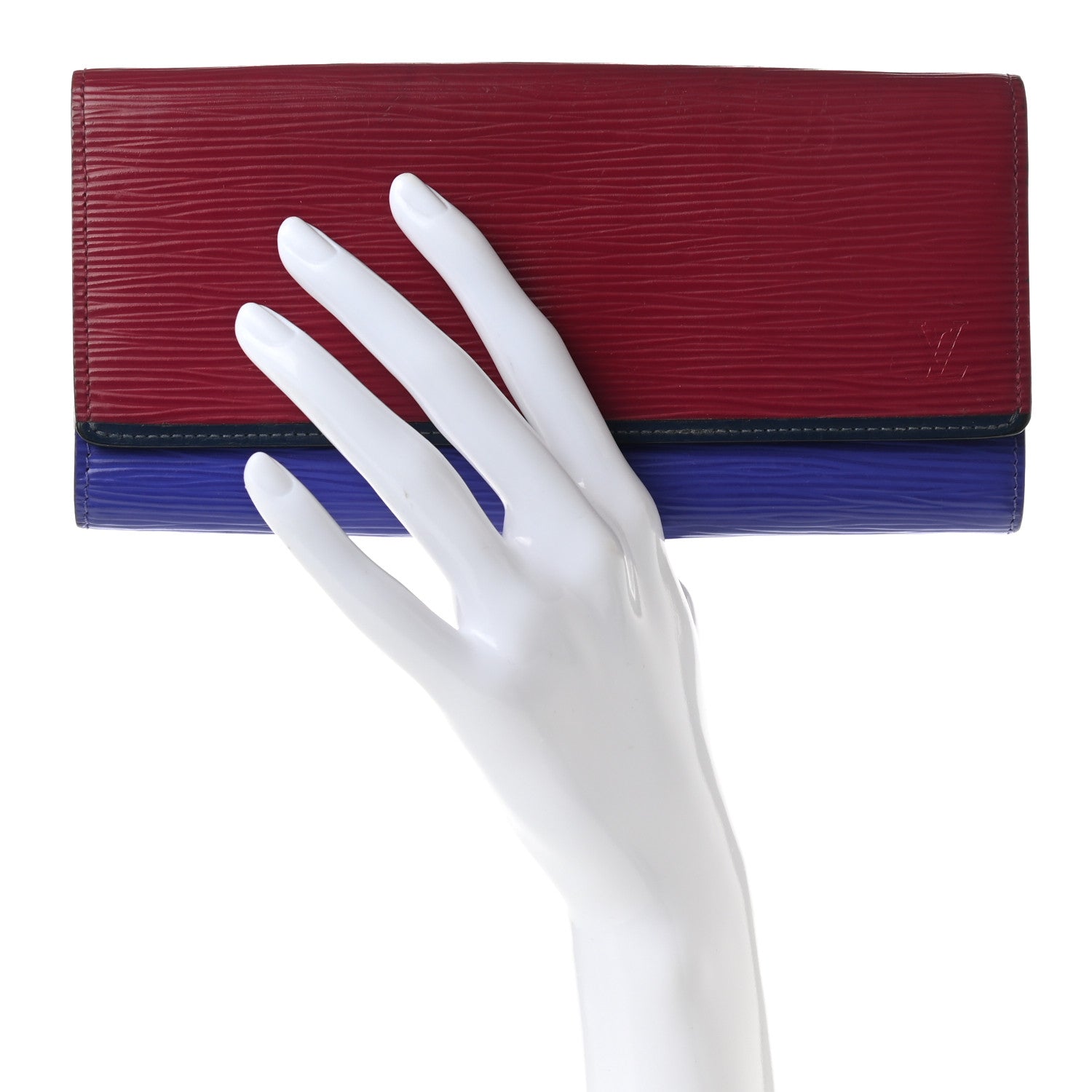 Louis Vuitton Epi Flore Tri-Color Wallet Fuchsia 2 of 7