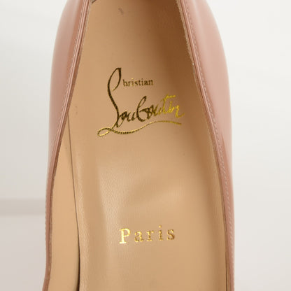 Christian Louboutin Patent Pigalle 100 Pumps 38.5 Nude 13 of 13