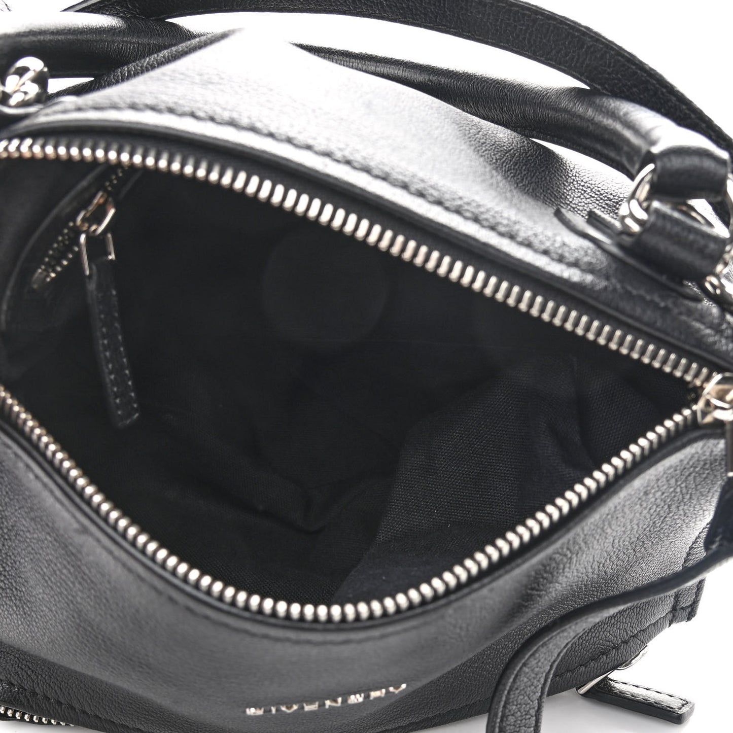 Sugar Goatskin Small Pandora Black