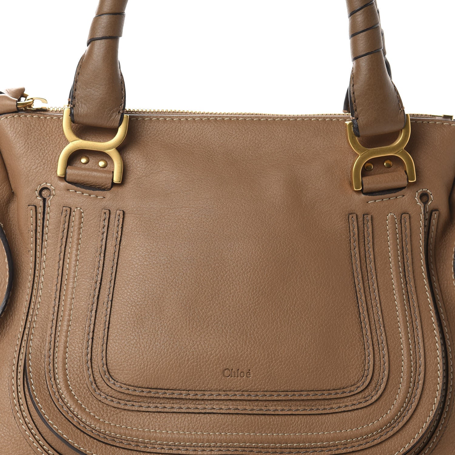 Chloe Calfskin Medium Marcie Satchel Nut 10 of 10