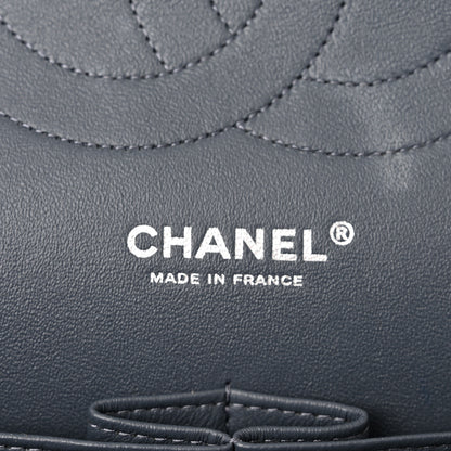 Chanel Washed Caviar Quilted Jumbo Double Flap Dark Grey 6 of 10