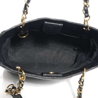 Chanel Caviar Petit Shopping Tote PST Black 5 of 7