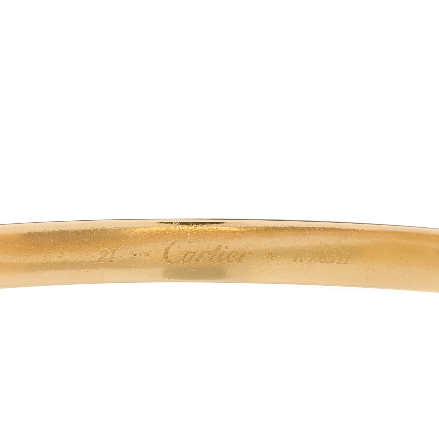 Cartier 18K Yellow Gold LOVE Bracelet 21 3 of 3