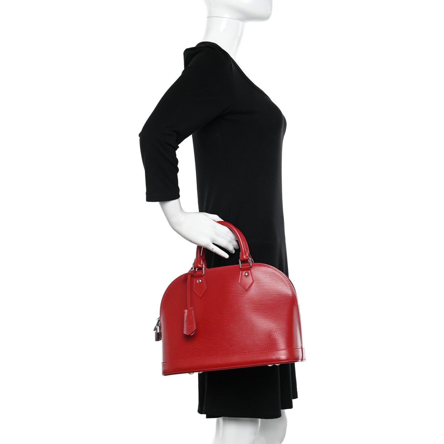 Louis Vuitton Epi Alma MM Carmine 2 of 9