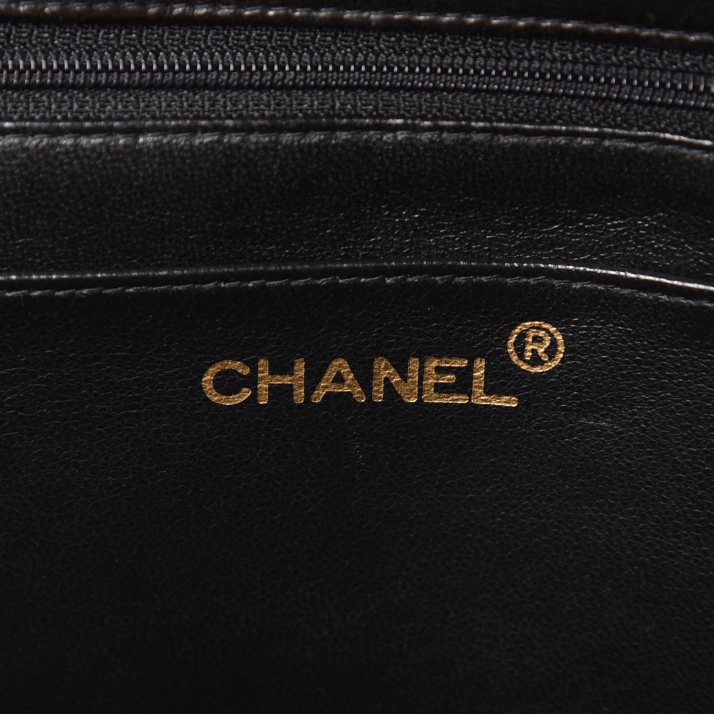 Lambskin Quilted Jumbo Single Flap Black