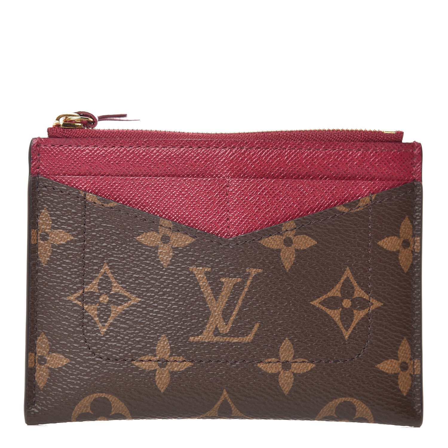 Louis Vuitton Monogram Zipped Card Holder Fuchsia 1 of 7