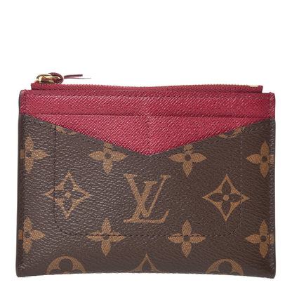 Louis Vuitton Monogram Zipped Card Holder Fuchsia 1 of 7