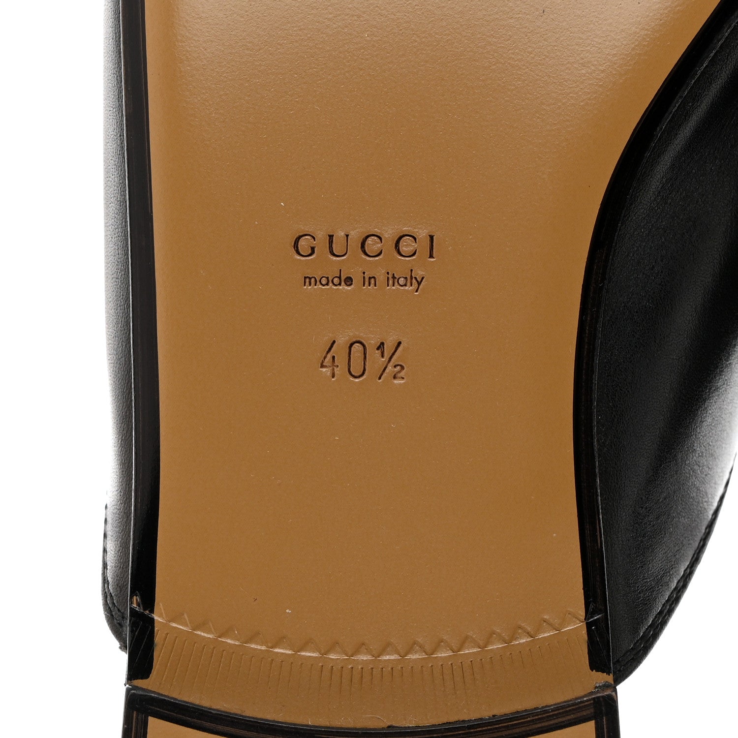 Gucci Calfskin Womens Princetown Slippers 40.5 Black 8 of 9