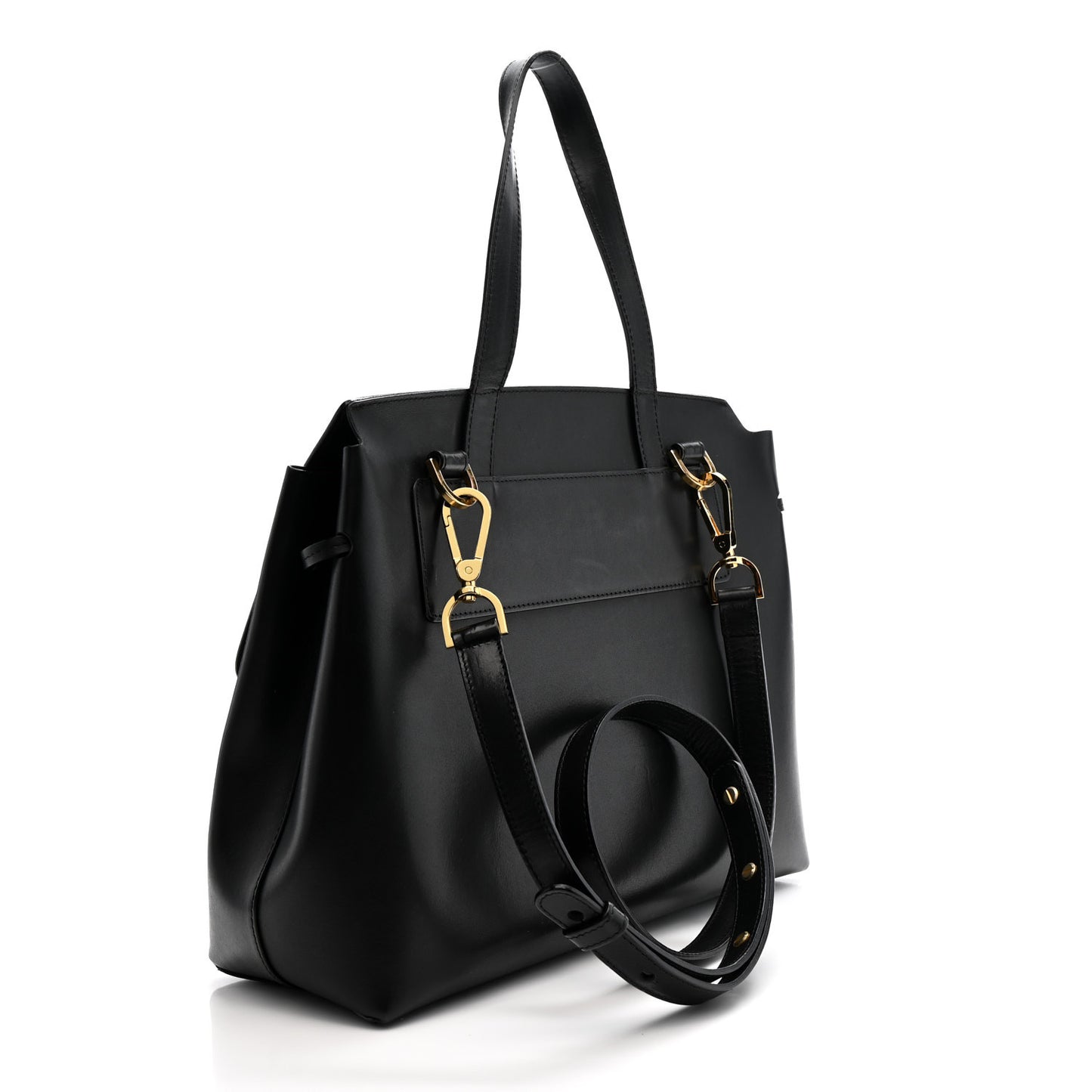 Calfskin Lady Bag Black Flamma