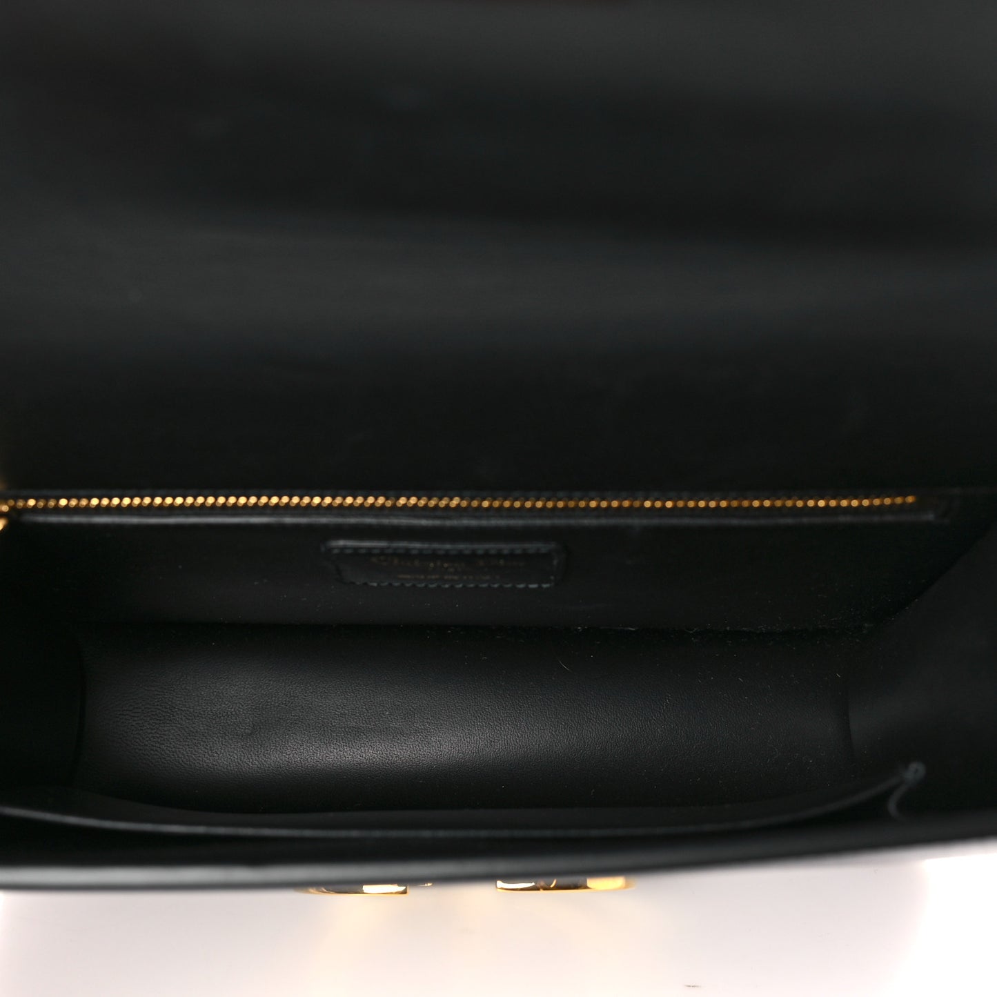 Smooth Calfskin 30 Montaigne Flap Bag Black