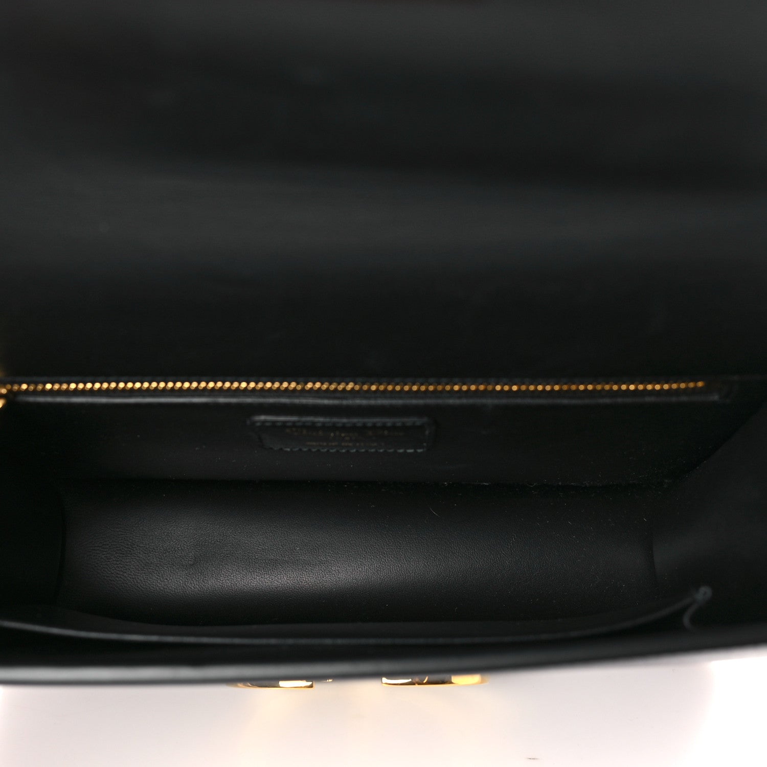 Christian Dior Smooth Calfskin 30 Montaigne Flap Bag Black 5 of 9