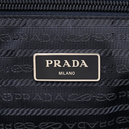 Prada Tessuto Nylon Saffiano Tote Navy 6 of 12