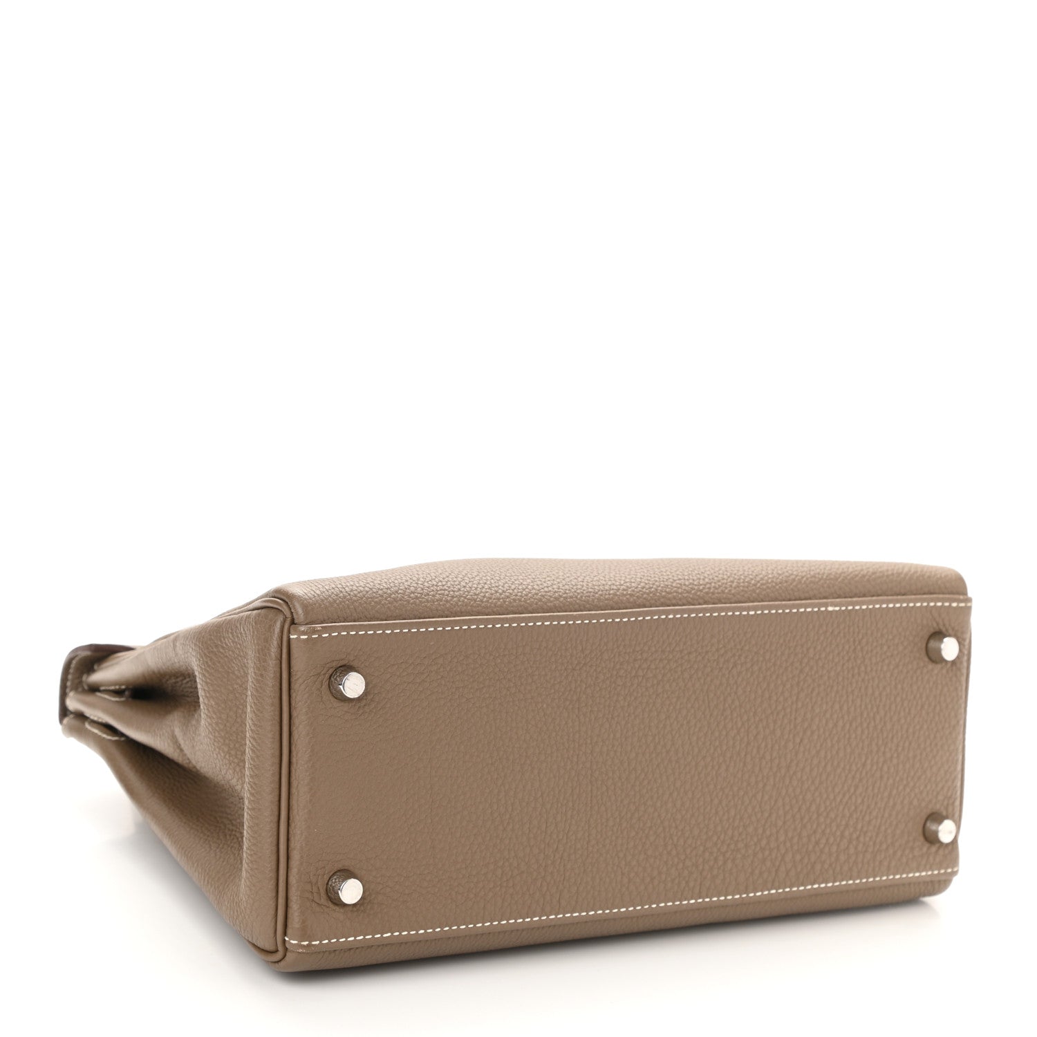 Hermes Togo Kelly Retourne 28 Etoupe 4 of 17