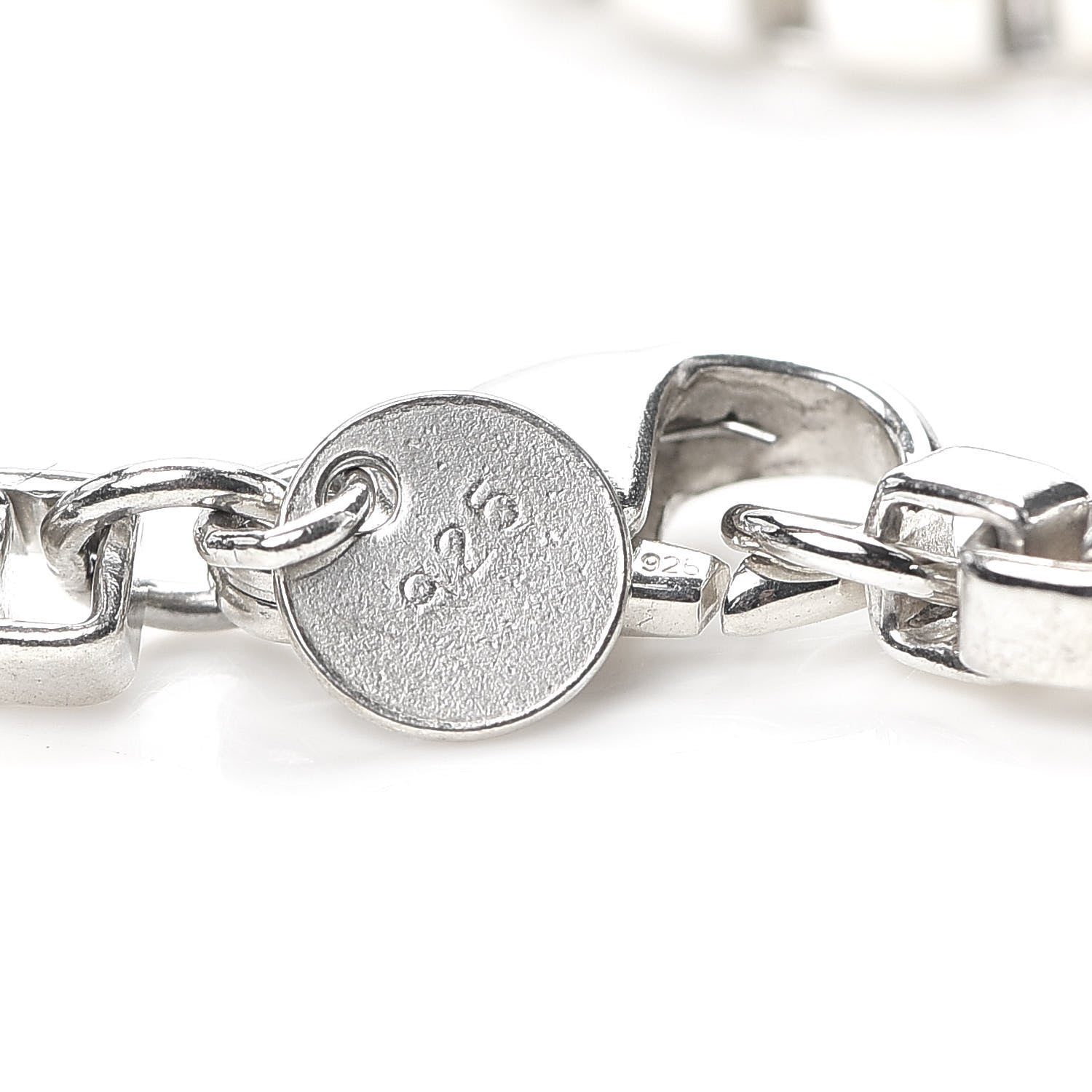 Tiffany Sterling Silver 4mm Venetian Link Bracelet 7 of 8