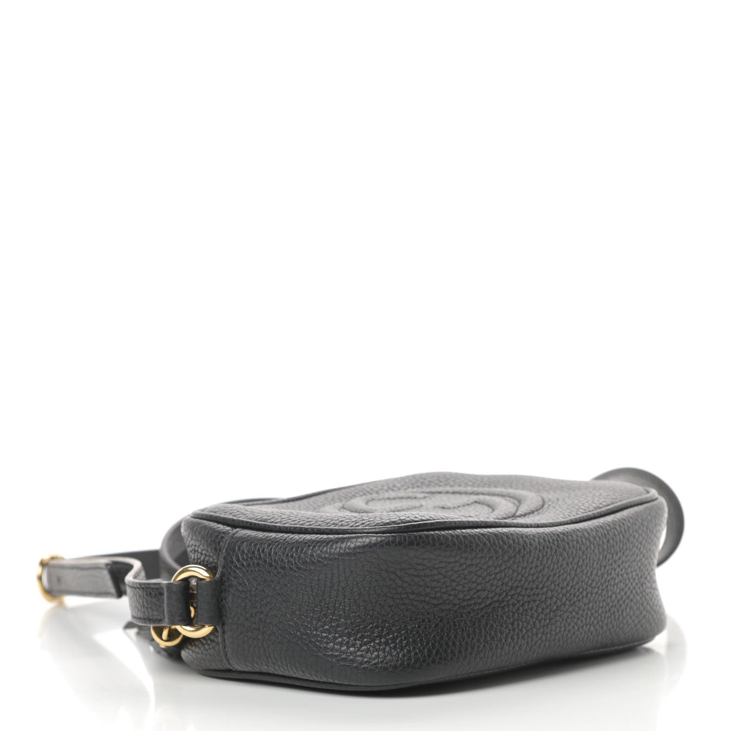 Gucci Pebbled Calfskin Mini Soho Disco Bag Black 4 of 11