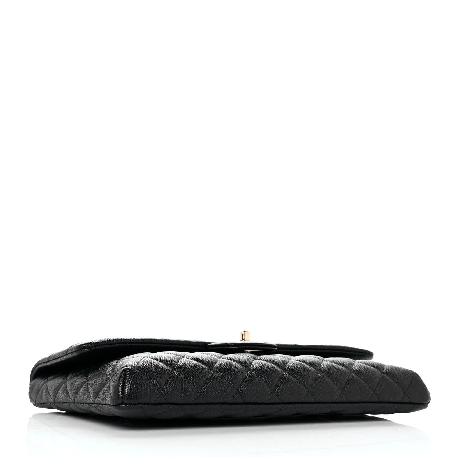 Chanel Caviar Quilted Flap Clutch Black 4 of 10