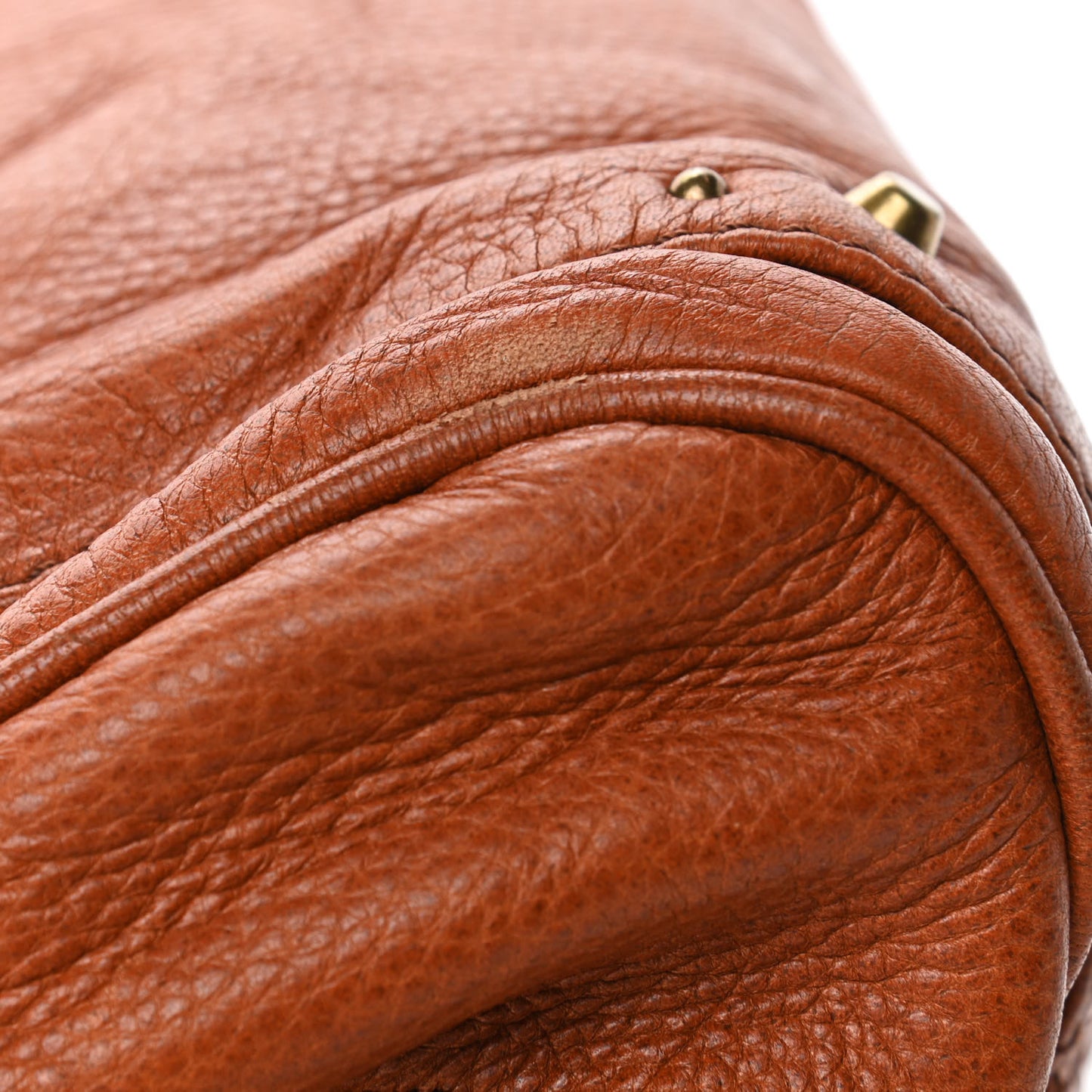 Calfskin Medium Paddington Satchel Tan
