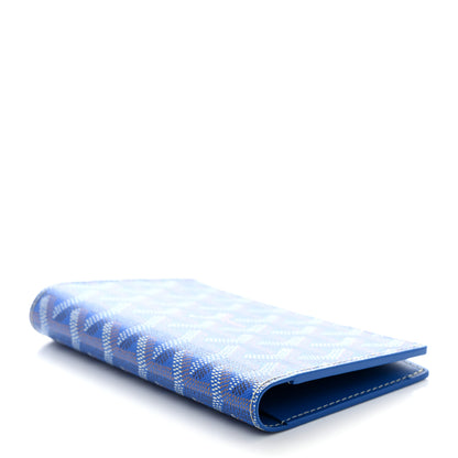 Goyard Goyardine Grenelle Passport Wallet Sky Blue 4 of 7