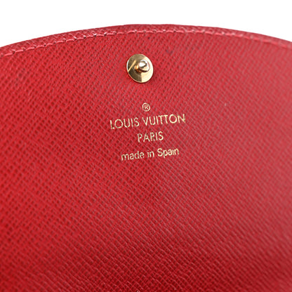 Louis Vuitton Damier Ebene Caissa Wallet Cherry 6 of 9