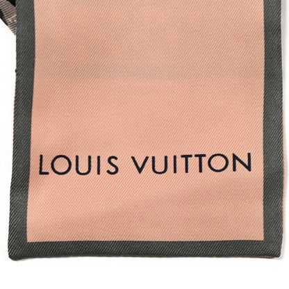 Louis Vuitton Silk Monogram Trunks Bandeau Rose Poudre 2 of 4