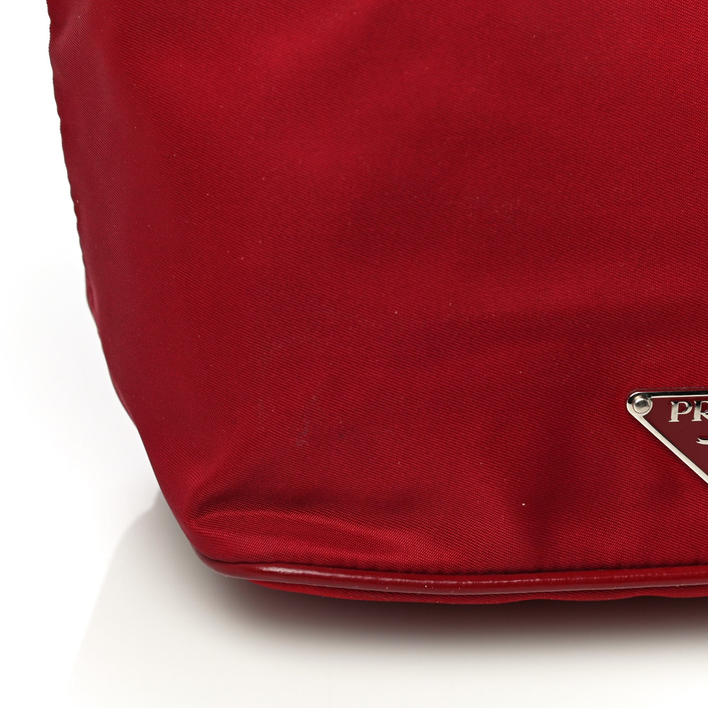 Tessuto Nylon Small Shoulder Bag Red