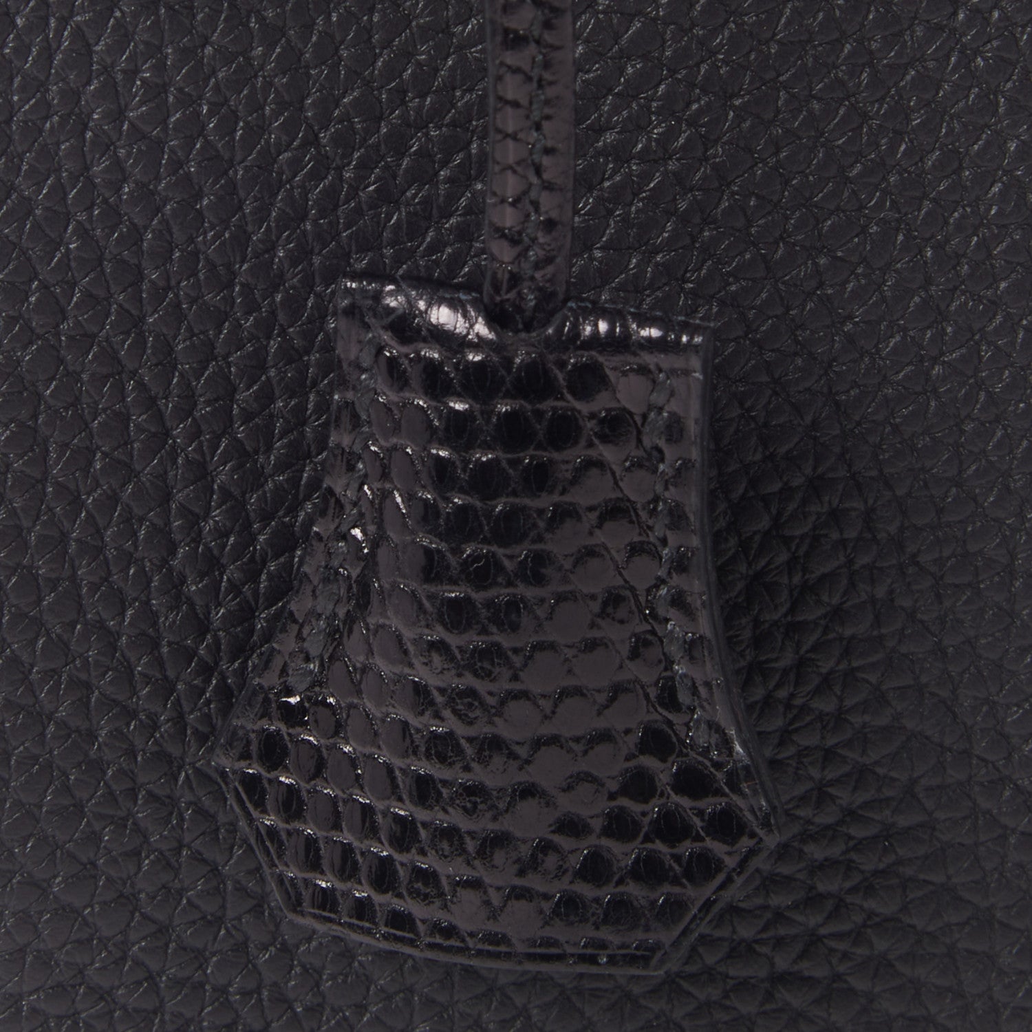 Hermes Togo Lizard Kelly Retourne Touch 25 Black 31 of 34