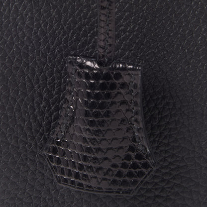 Hermes Togo Lizard Kelly Retourne Touch 25 Black 31 of 34