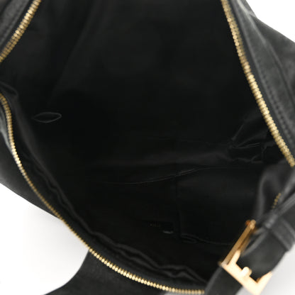 Fendi Vitello Savana Forever Hobo Black Tartaruga Natural 5 of 10