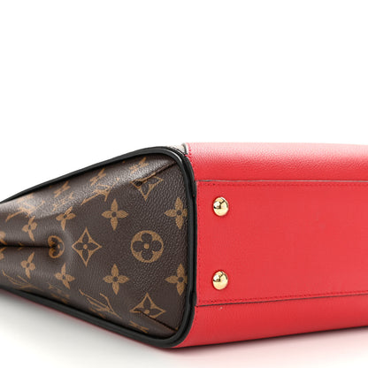 Louis Vuitton Calfskin Monogram Kimono Tote PM Cherry 9 of 10