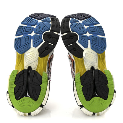 Balenciaga Mesh Rubber Distressed Runner Sneakers 36 Multicolor 6 of 9