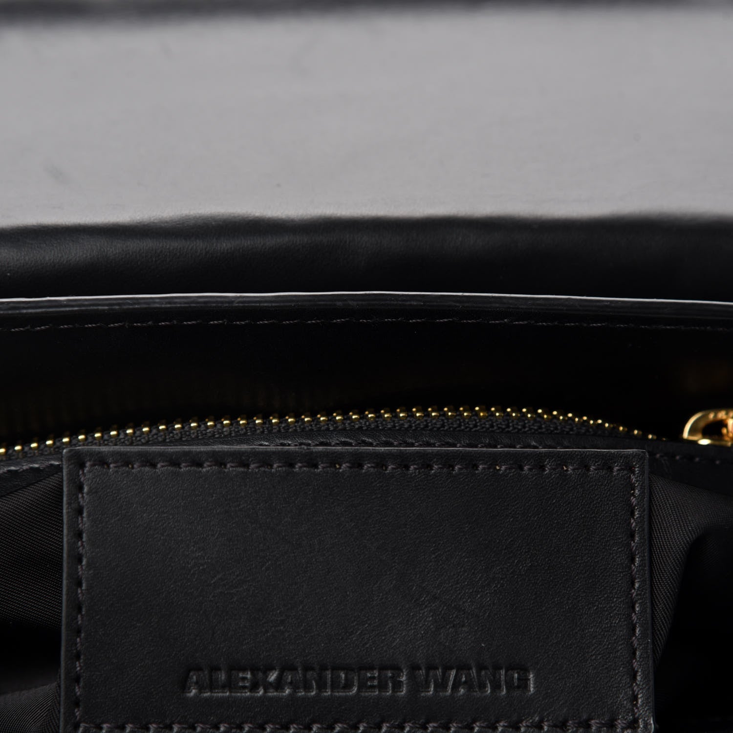 Alexander Wang Calfskin Lia Black Pale Gold Hardware 10 of 11