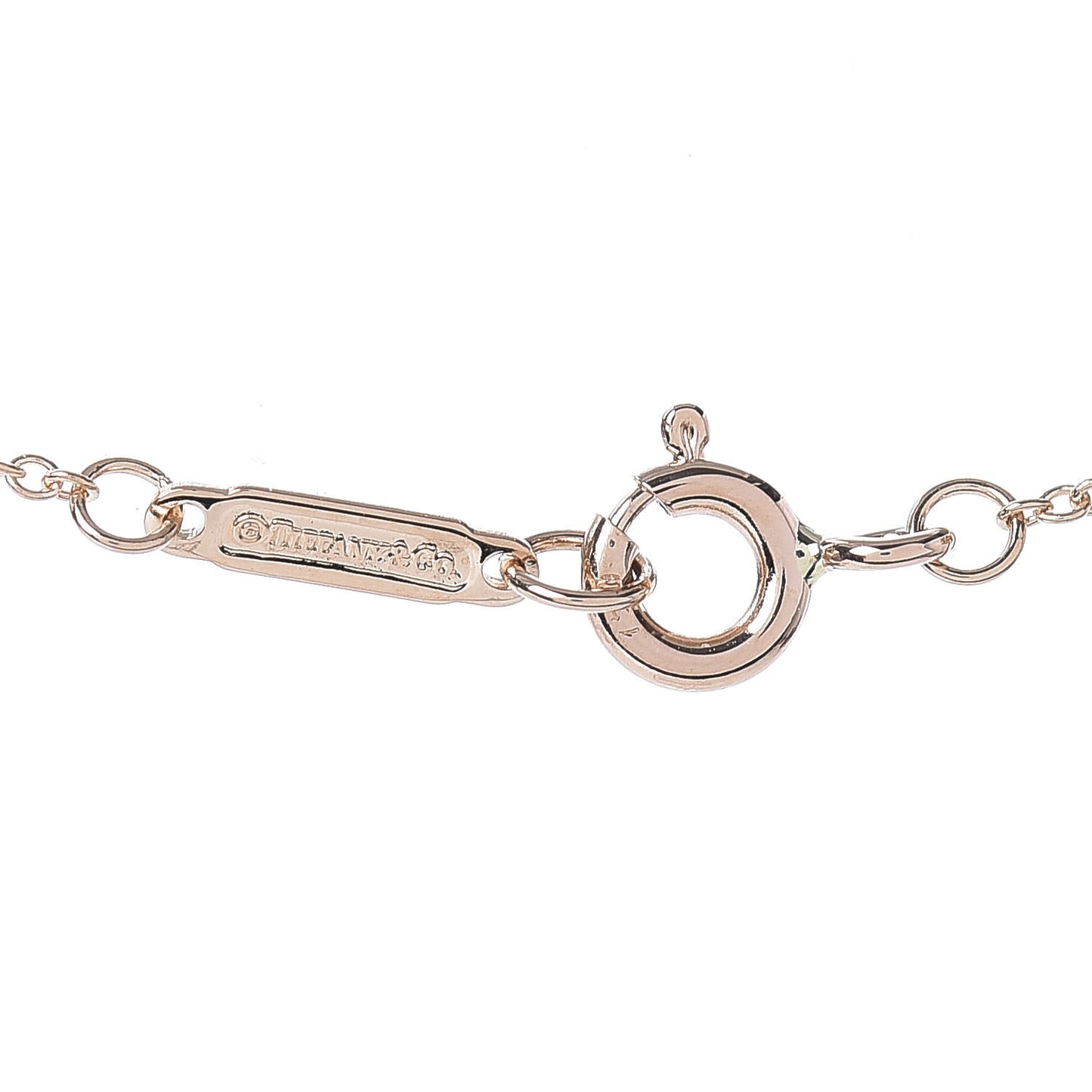 18K Rose Gold Diamond Metro Heart Pendant Necklace