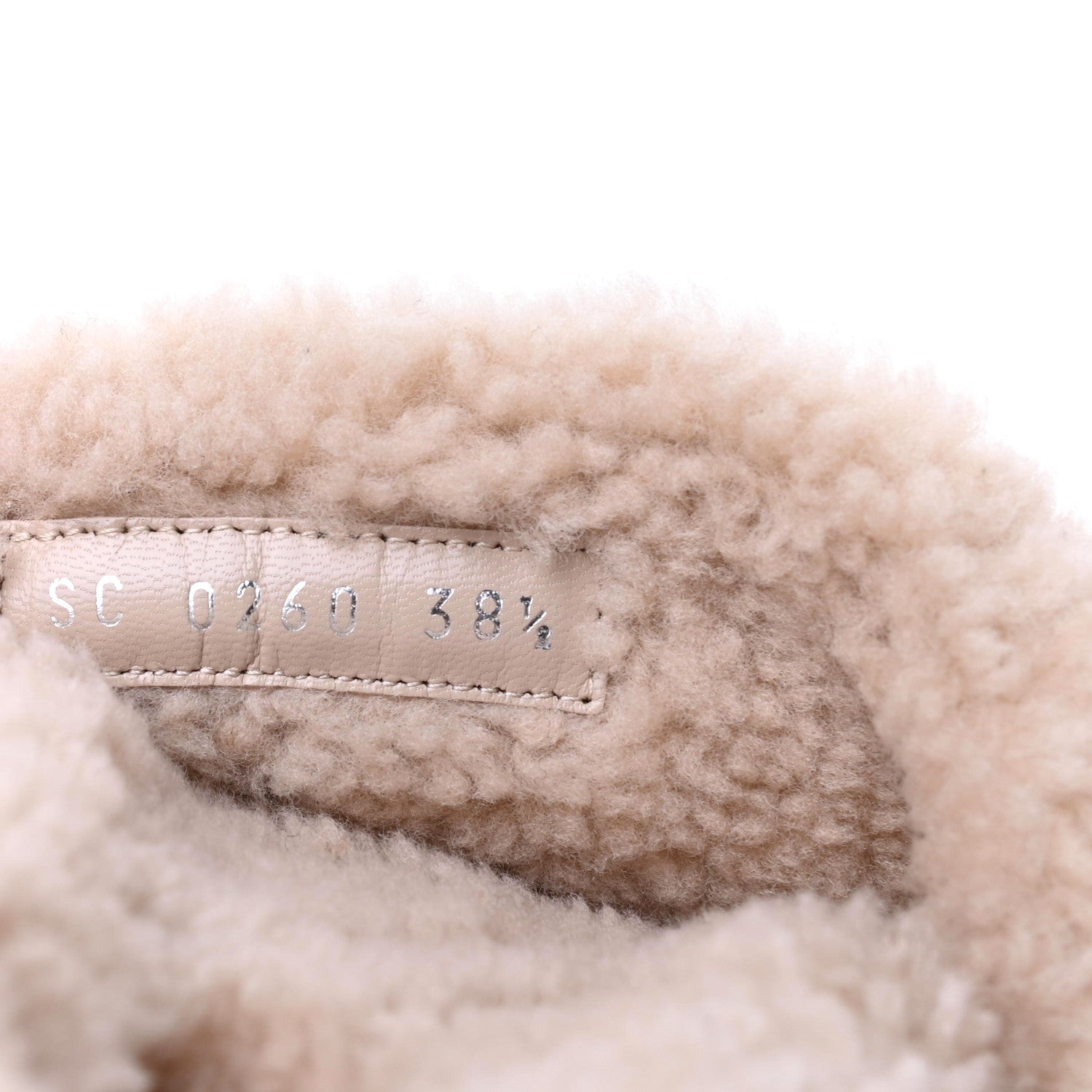 Louis Vuitton Shearling Bom Dia Flate Mules 38.5 Beige 8 of 8
