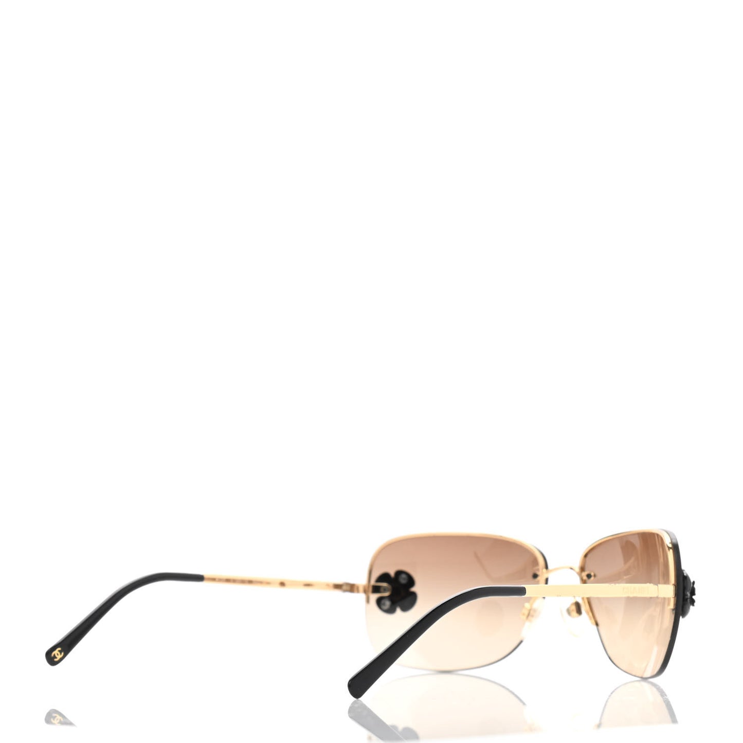Frameless Camellia Sunglasses 4135 Brown