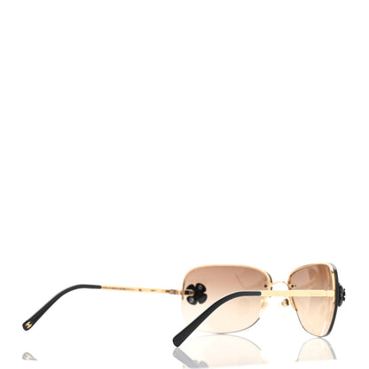 Chanel Frameless Camellia Sunglasses 4135 Brown 4 of 8