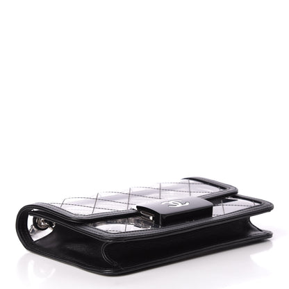 Chanel PVC Lambskin Quilted Mini Beauty Lock Flap Black 4 of 10