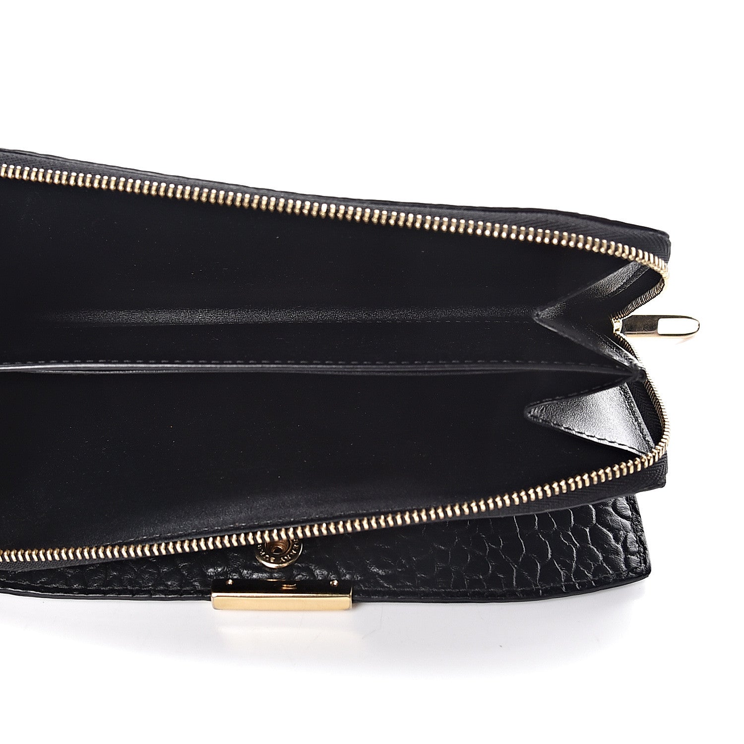 Burberry Heritage Grain Alvington Continental Wallet Black 6 of 9