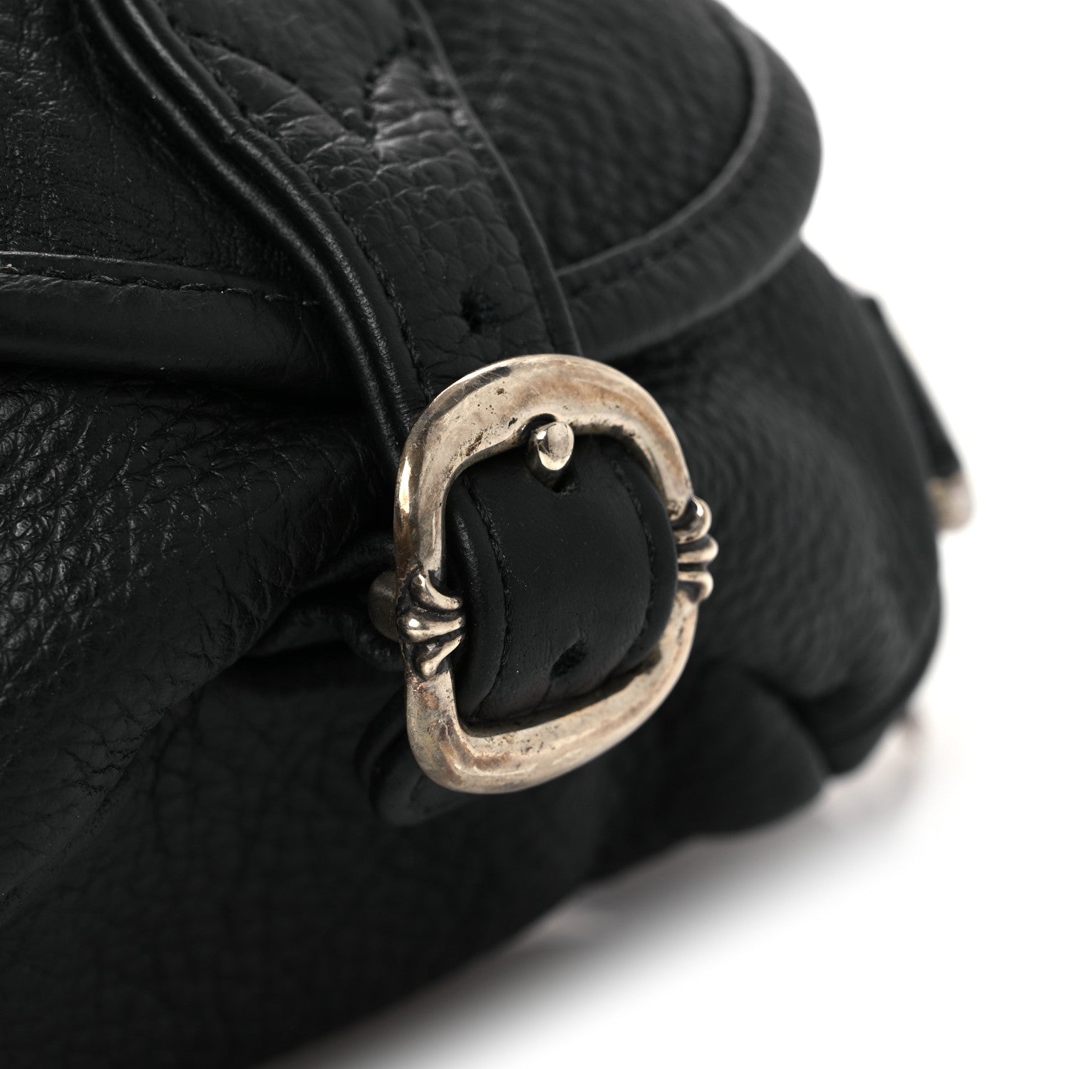 Chrome Hearts Grained Calfskin Mini Snat Pack Gunslinger Waist Bag Black 10 of 13