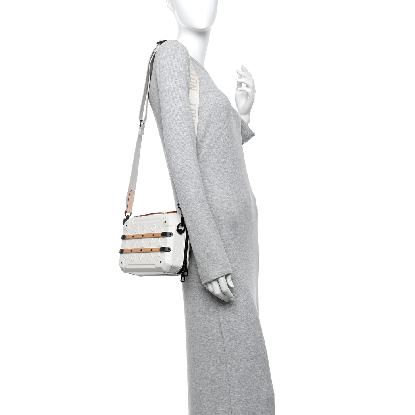Debossed Monogram Future Trunk White
