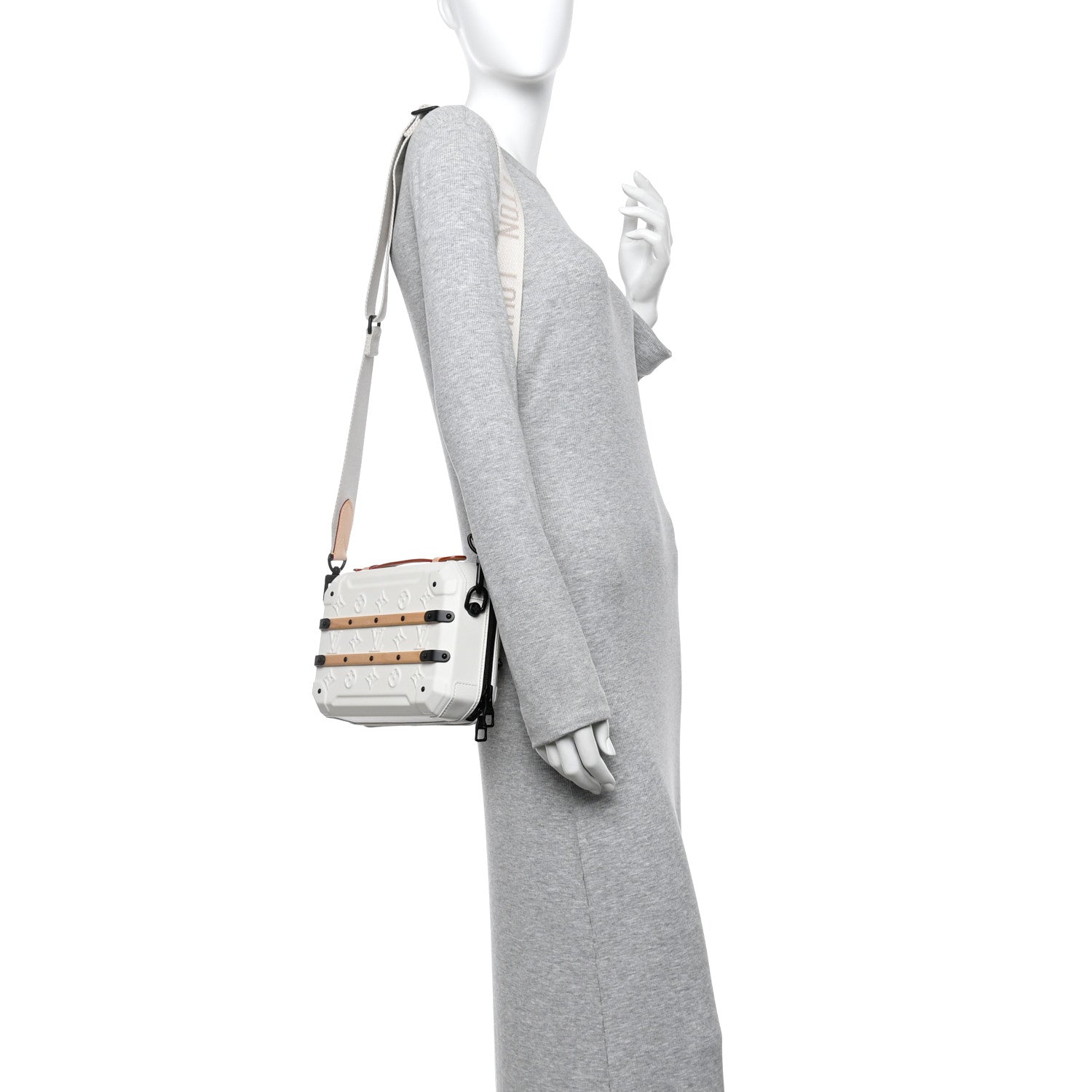 Louis Vuitton Debossed Monogram Future Trunk White 2 of 12
