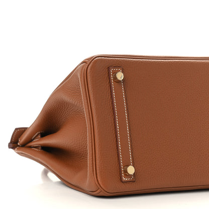 Hermes Togo Birkin 30 Gold 8 of 9