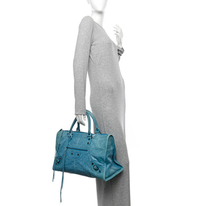 Balenciaga Agneau Classic Hardware Work Sky Blue 3 of 25