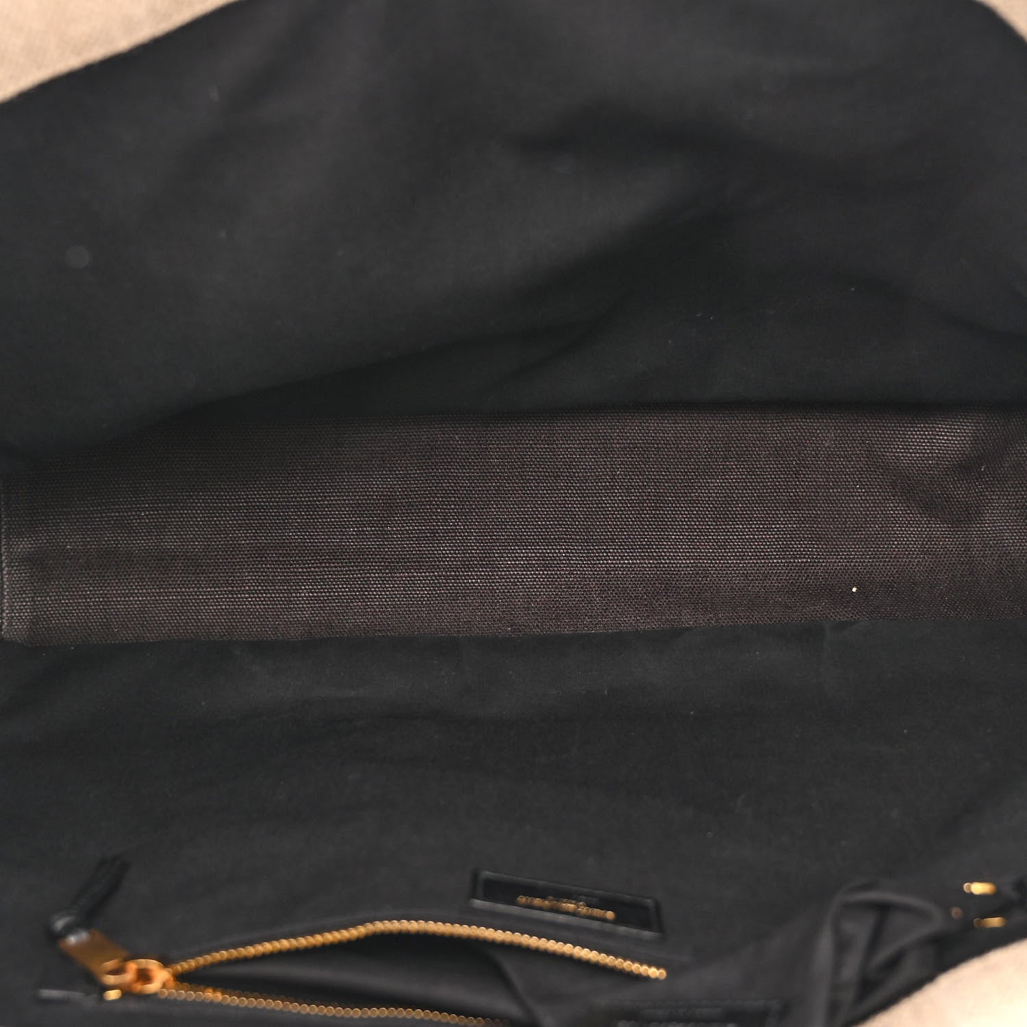 Saint Laurent Linen Calfskin Rive Gauche Tote Natural 5 of 11