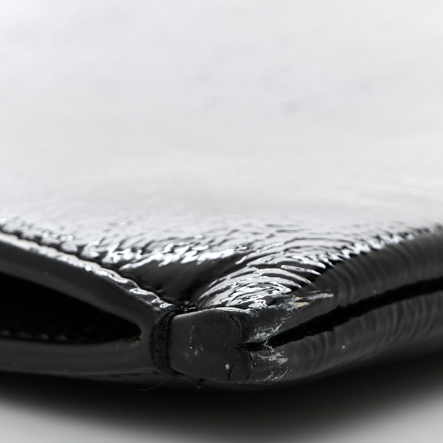 Saint Laurent Texturized Patent Monogram iPad Case Black 8 of 10