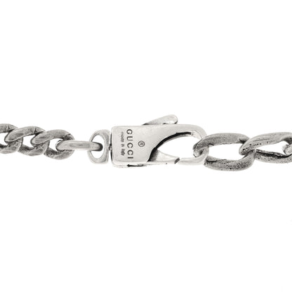 Gucci Sterling Silver Enamel Tag Pendant Necklace Green 3 of 3